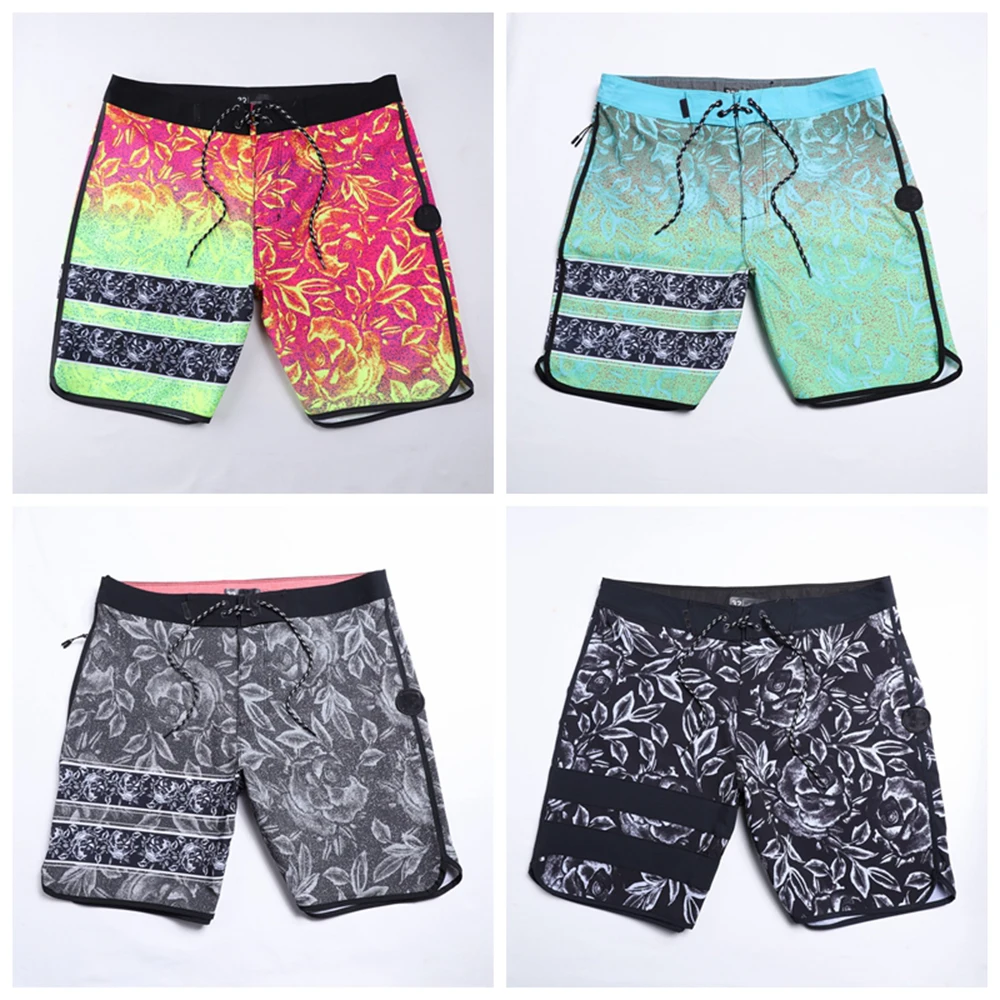 New Fashion Trend Brand Beach Shorts For Men Bermuda Shorts Waterproof Quick-drying Swimwear Casual Diving Surfing Boardshorts 4