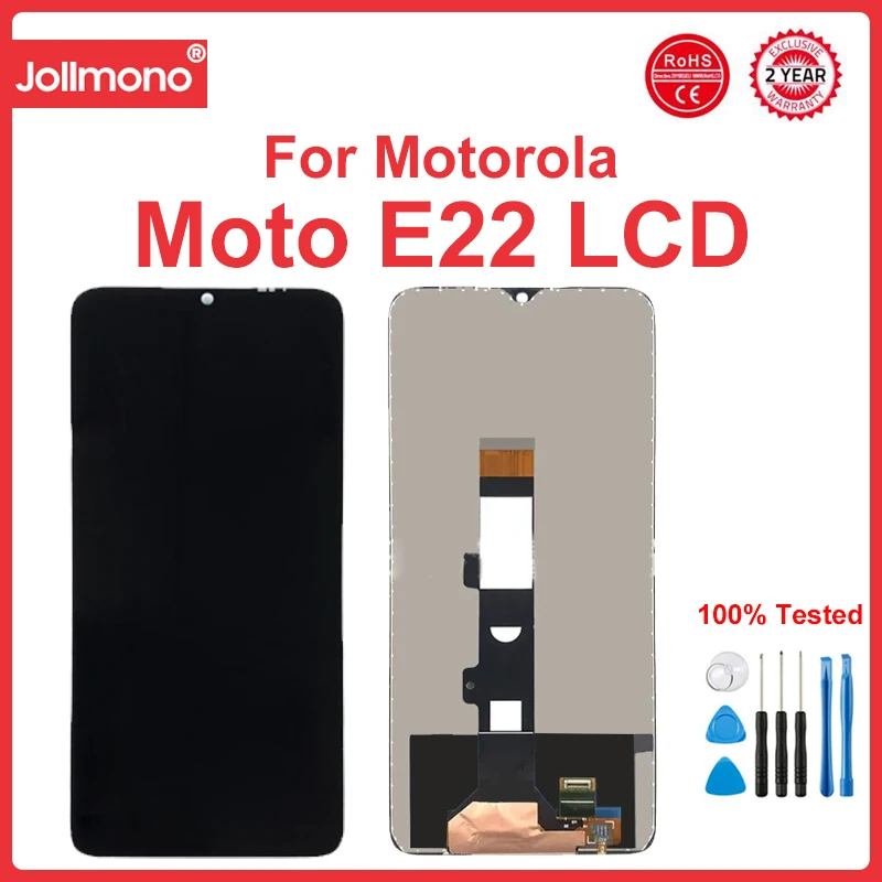 

Display For Motorola Moto E22 E22i LCD Display Touch Screen Digitizer Assembly