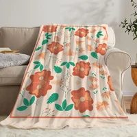 Flower Velvet Blanket King Size Thick Blankets for Winter Fluffy Soft Blankets & Throws Throw Blanket Oversized 200x300 Knee Nap 2