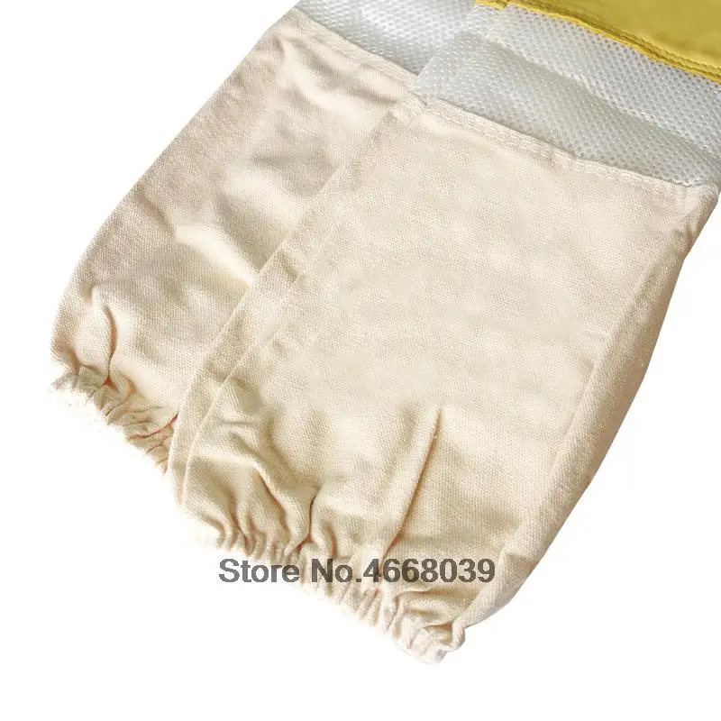 1 pair Beekeeping Gloves Durable Breathable Protect Gloves for Beekeeper Apiculture