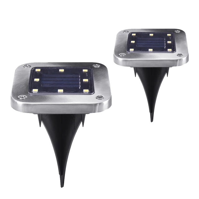 Napelemes Földi Lámpák, 4-Pack Led Kültéri Napenergia-Lámpák, Vízálló Világítás A Sétány Teraszos Udvarához - Image 4