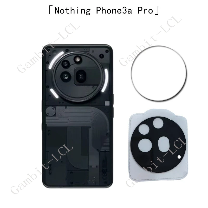 Premium 3D 9H HD Camera Lens Tempered Glass Back Screen Protector Cover Film