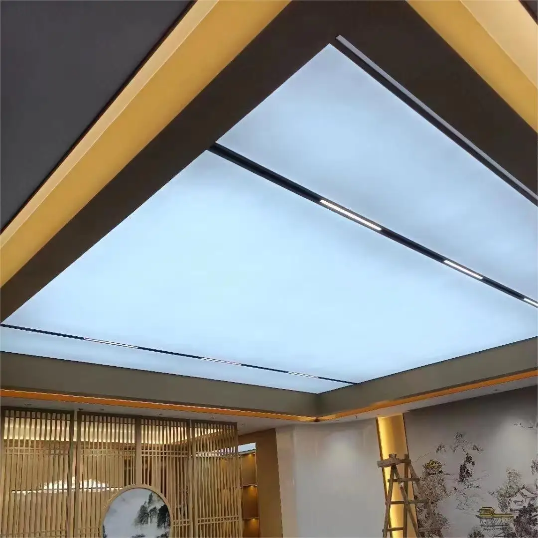 

Artistic PVC ceilling Stretch fabric ceiling films hotel decoration