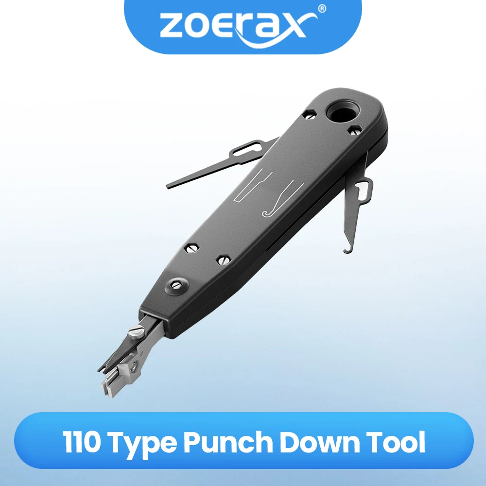 Punch Down Tool 110 Wire Cutter Knife Telecom Pliers For Rj45 Keystone Jack Network Cable Telephone Module Patch Panel