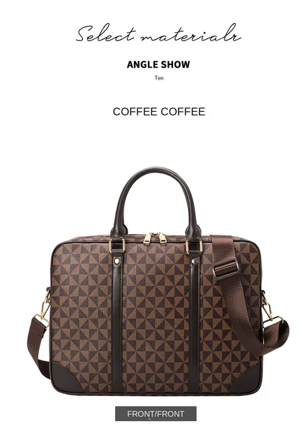 Brand Bag Copy Women's Laptop Bag for Men Suitcase Men's Executive Briefcase  Replica Brand Bags 2023 Handbag Man Leather Genuine