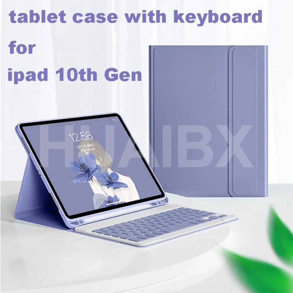 

Для планшета IPad 10-го поколения с диагональю 10,9 дюйма и съемной Bluetooth-клавиатурой