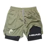 2 in 1 Compression Shorts for Head Men Gym Workout Running Shorts with Phone Pockets Athletic Quick Dry Activewear 4
