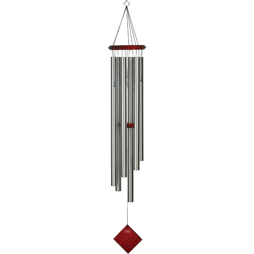 

Wind Chimes of Neptune, 54'' Silver Wind Chime, for Outdoor, Patio, Home or Garden Décor, Christmas/Hanukkah Gifts