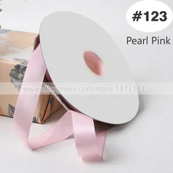 Luxurious Pink Double Face Satin Ribbon - 100% Polyester Silky Tape - 38mm 100Yards (123 Pearl Pink)
