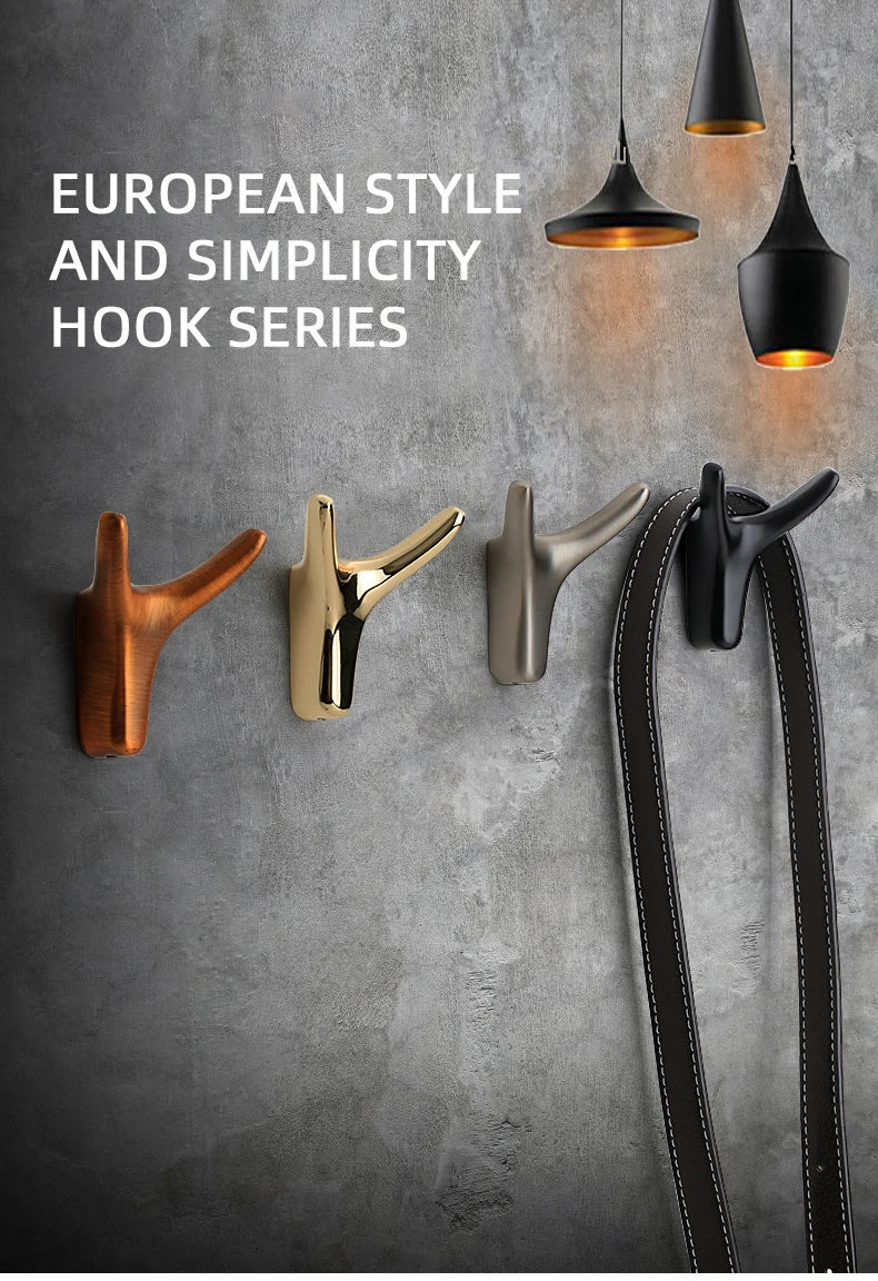 Description Picture 3 of itemFurniture hardware European style horn hook bathroom wardrobe door wall hook