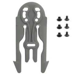 Tactical Quick Release Gun Holster Platform with Locking System Kit for Hunting Accessories (Gray plate)
