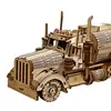 3D Puzzles Movable Classic Steam Train,Car,Jeep,Truck Assemble DIY Toys Gift for Child Adults Wooden Model Building Blocks Kits 2