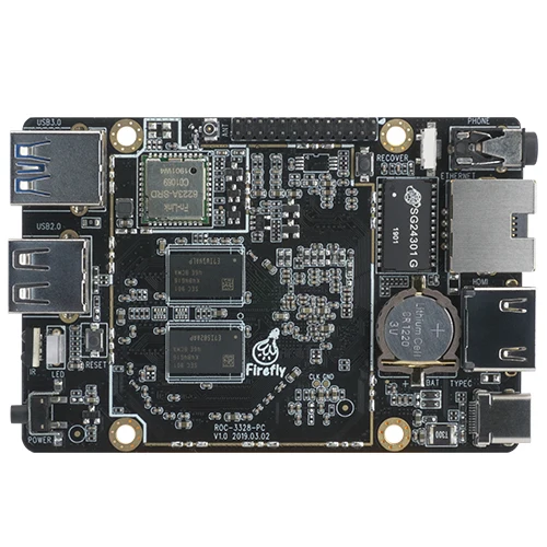 ݵ ROC-RK3328-PC  ھ 64 Ʈ ̴ PC ũž ǻ  OS