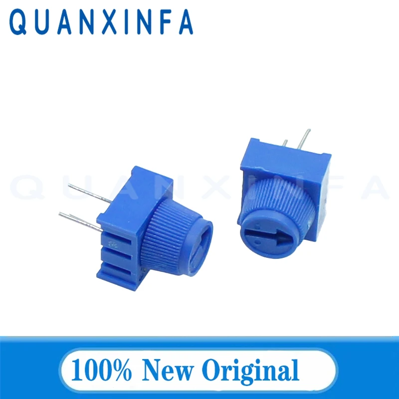 3386P 3386P-1-103 104 500 ohm 500R 1K 2K 5K 10K 20K 50K 100K 200K 500K 1M ohm Trimpot Trimmer Potentiometer 5PCS