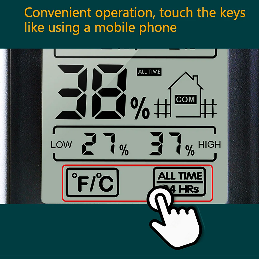 New Mini LCD Digital Thermometer Hygrometer Temperature Indoor Convenient Temperature Sensor Humidity Meter Gauge Instruments