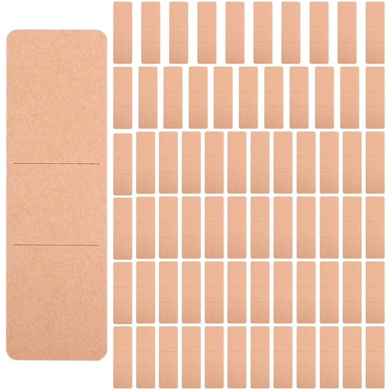 

70 Pieces Holder DIY Resin Bookmarks Blank Display Cards For Bookmark Gift Wrapping