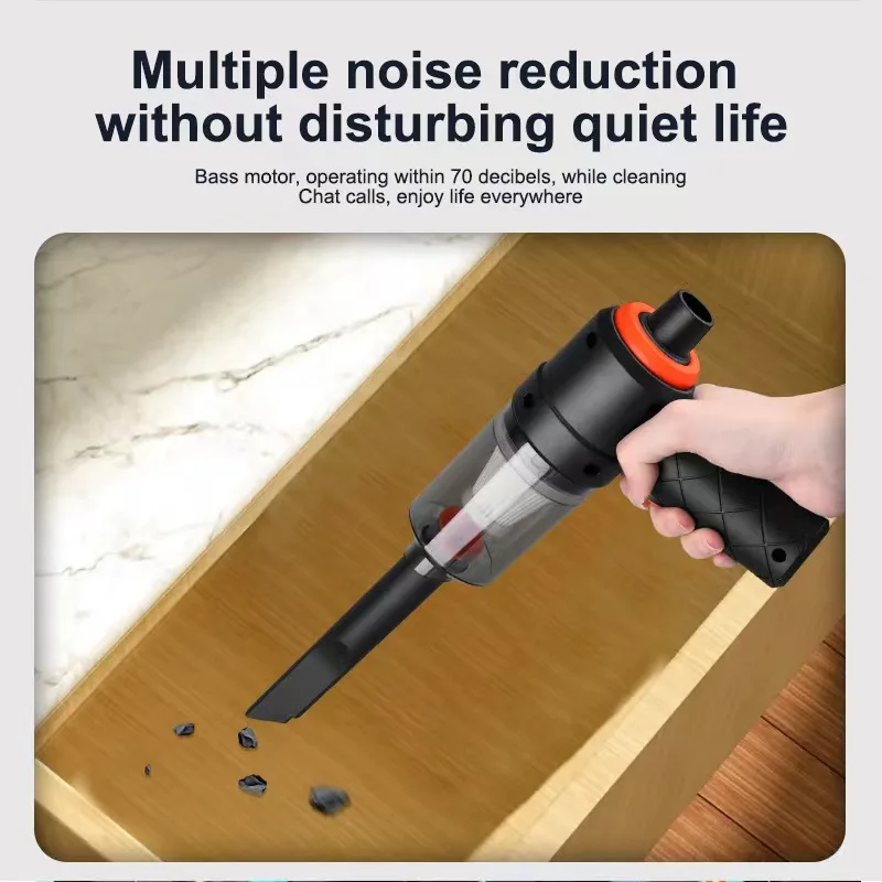 Handheld portable car vacuum cleaner for home and car dual-purpose wireless multifunctional charging vacuum cleaner 4