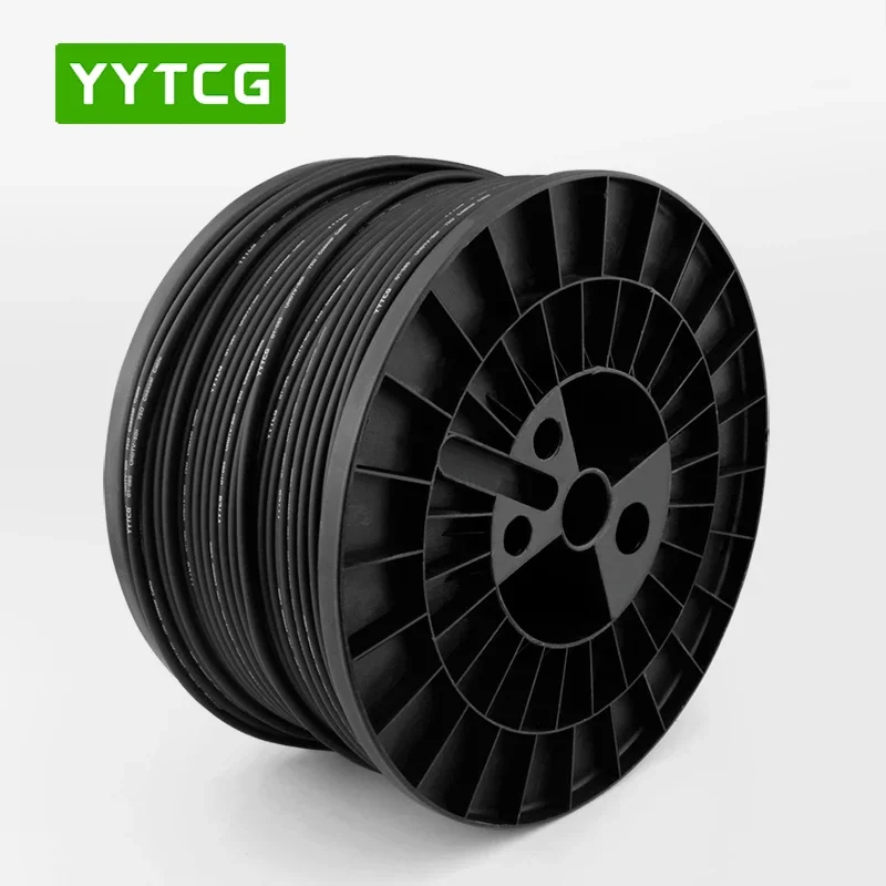 YYTCG RF 동축 케이블, 블랙 RG-85, RG85U 동축 피그테일 와이어 케이블, 3M, 5M, 10M, 15M, 20M, 25M, 30M, 40M, 50 m, 75 ohm