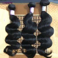 Tissage en lot brésilien naturel Body Wave Loose 8-40 pouces, Extensions de cheveux naturels de qualité supérieure, vente en gros, lots de 3/4 2