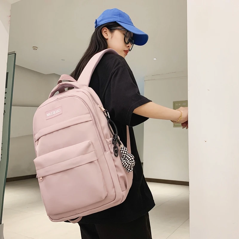 

2023 Men's Backpack Big Capacity Lightweight Nylon Travel Backpack School Bag Unisex Student Laptop Backpack Mochila