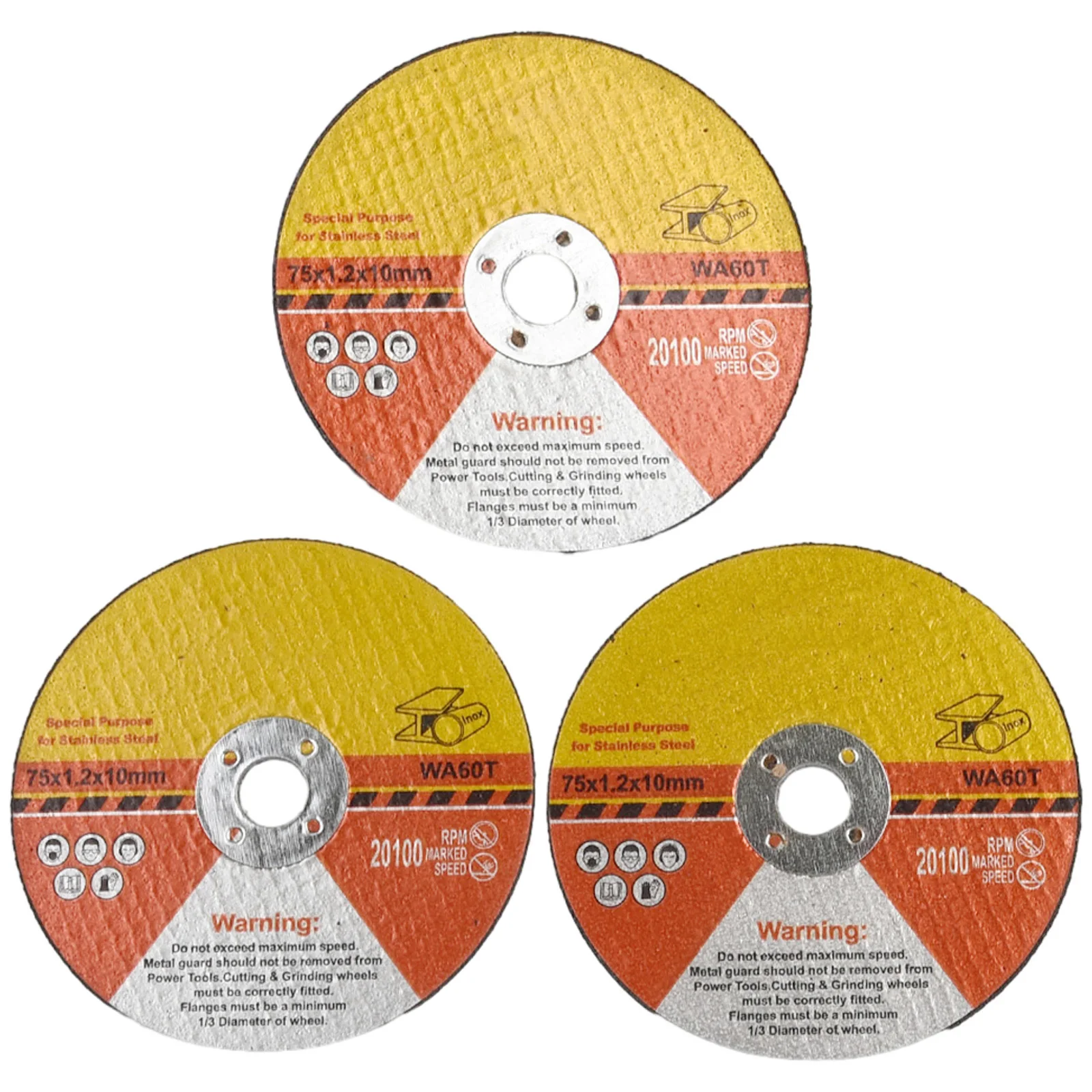 Grinder Tool Cutting Discs For Angle Grinder Grinding Wheel Saw Blade Wear-resistant 3pcs 75mm Circular Resin Cutting Disc