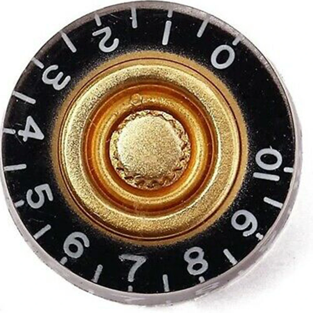 

4PCS Black Gold Guitar Speed Control Knobs Volume Tone Knob For Les Paul Vintage Style Guitarra Guitare Musical Instrument Parts