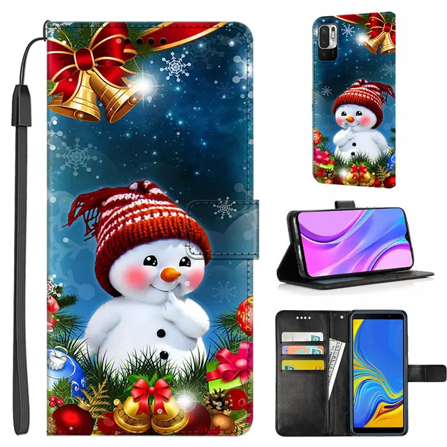 Für Galaxy S24 Ultra 5G Fall Weihnachten Brieftasche Flip Lederbezug für Samsung  Galaxy S24 Plus s 24 S24Ultra Handy hüllen Taschen süß - AliExpress