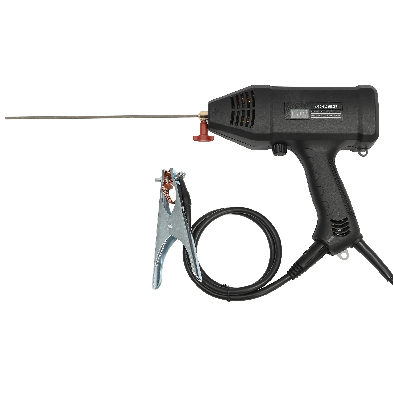 Portable Welding Machine Hand-held Stick Welder Gun With LED Digital Display 3000W 110/220V 2