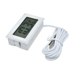 Mini LCD Digital Thermometer with Embedded Sensor (WHITE)