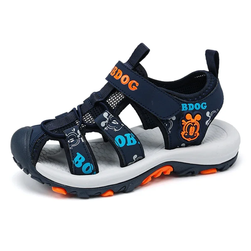 Children's Sandals Summer Soft Sole Boys and Girls Sports Sandals Closed-toe Anti Slip Children's Beach Shoes