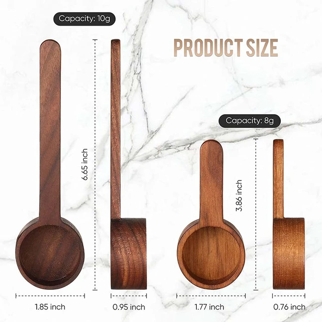 Wooden Measuring Spoon Set Kitchen Measuring Spoons Tea Coffee Scoop Sugar Spice  Measure Spoon Measuring Tools for Cooking Home - AliExpress