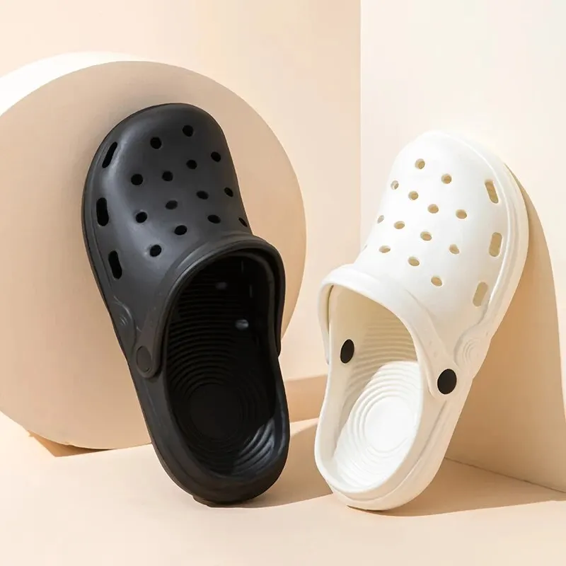 Women's Summer Thick Sole Increase Anti Slip Fashion Work Beach Baotou Slippery Sandals Dongdong Shoes