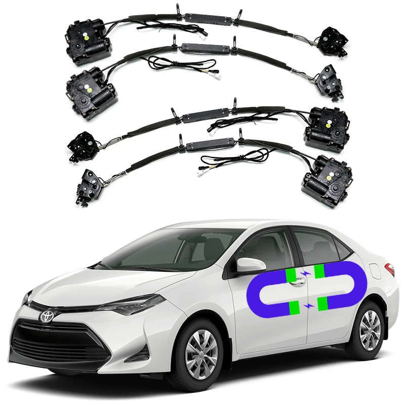 

Электрическая всасывающая дверь для Toyota Corolla, оригинальный автомобильный механический замок, модифицированный автоматический замок, автозапчасти, интеллектуальный инструмент
