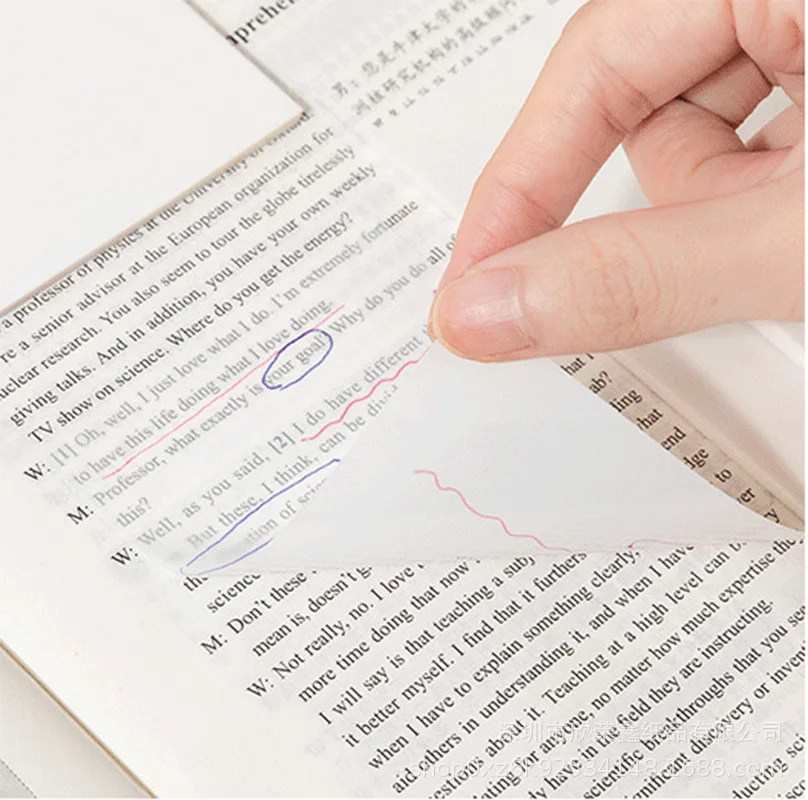 

Transparent Sticky Notes Can Tear Small Notebook For Learning And Office, Notepad, Hand Book, Sticky Tabs