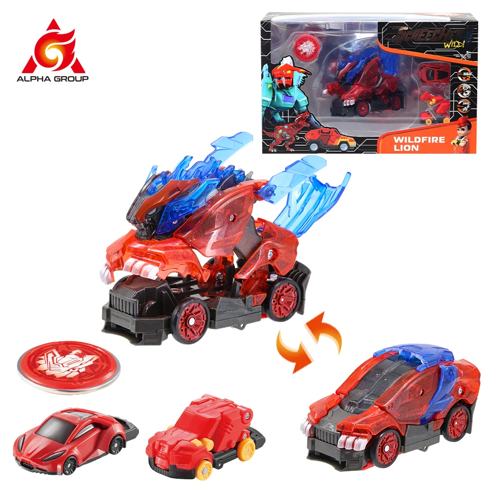 Screechers Wild! Series 3S Wildfire Lion Premium Jump