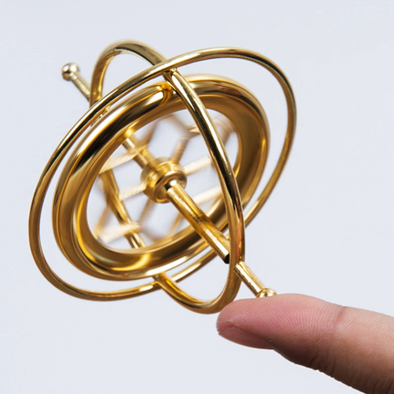 Fidget Toy Metal Mechanical Anti gravity gyroscope development thinking education Newton balance physics science children's gift