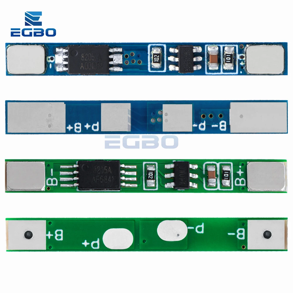 Battery Protection Board 10~40PCS EGBO 1S 3.2V 3.7V 3A LiFePO4 / Lithium Li-ion BMS PCM For 18650 32650 Battery Packs
