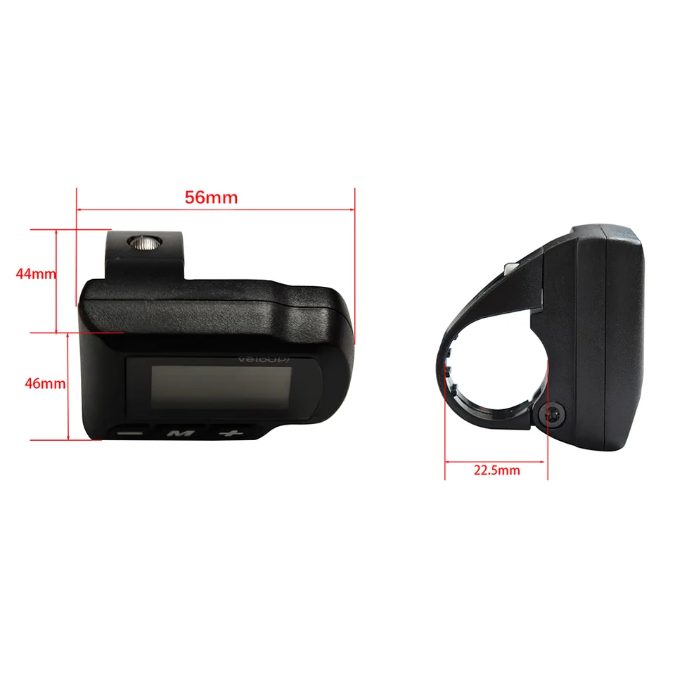 Display E-bike KD58C 48V &ndash; LCD Multifunzione Con Connettore Impermeabile &ndash; Universale