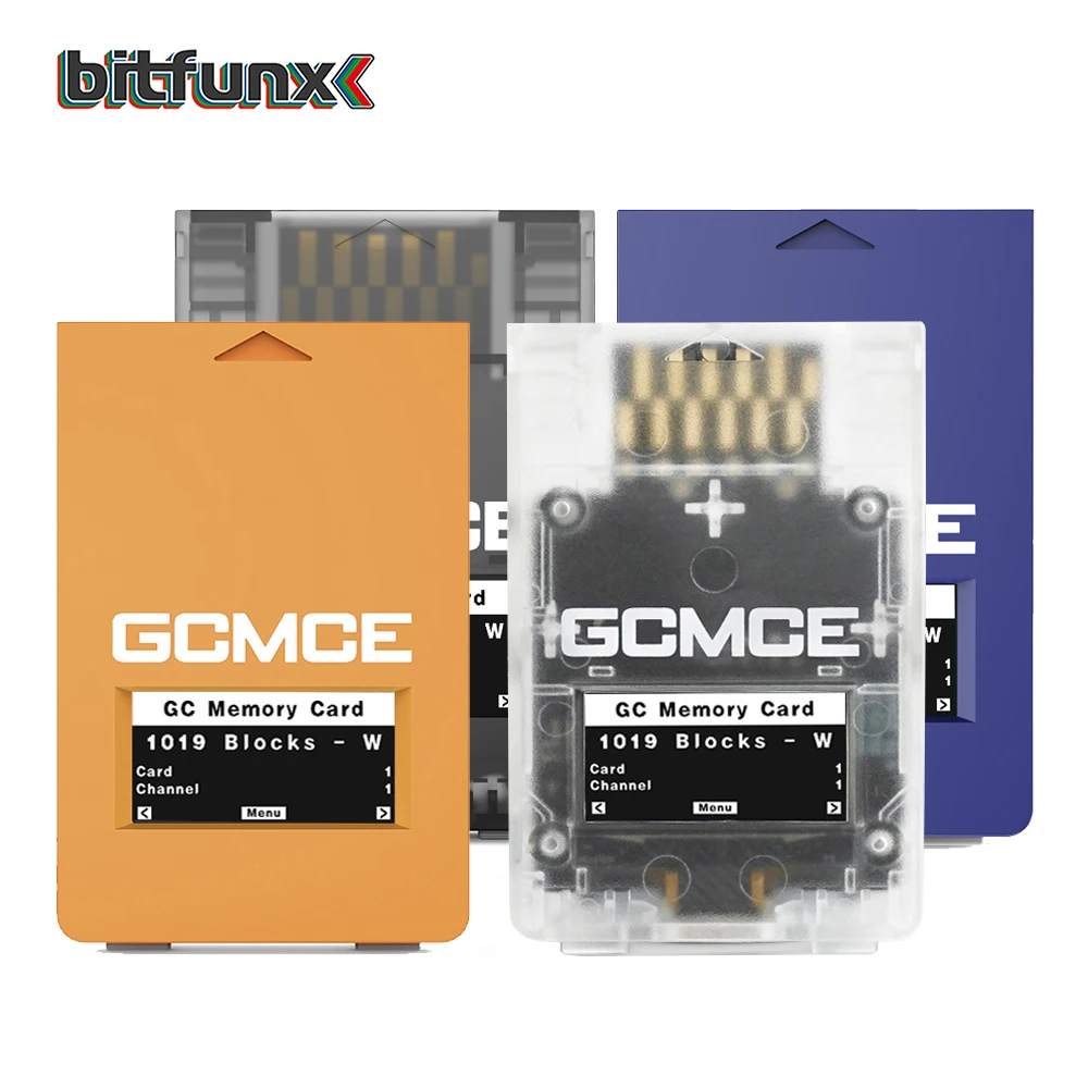 Bitfunx Game Saves Memory Card GCMCE FlipperMCE With OLED Display