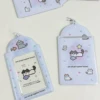 1pcs Keychain Stationery ID Card Cover Bag Pendant Card Holder Cartoon Card Protective Sleeve 5