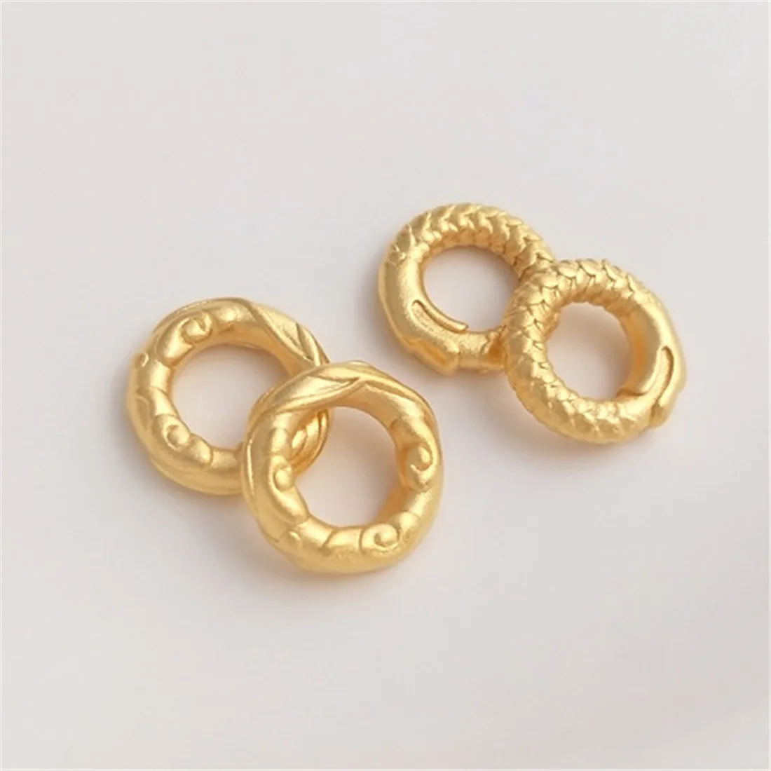 Sha Jin Long Quan Feng Quan Qian Kun Quan Woven Hand Rope Bracelet Circle DIY Snap Ring Concentric Ring Connection Ring C266