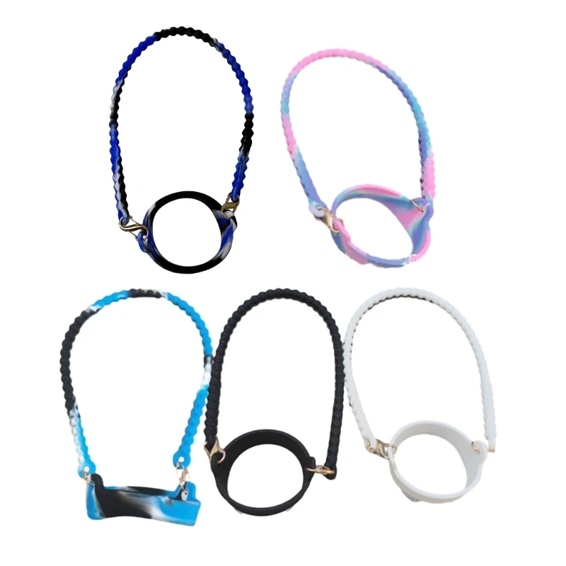 

Silicone Soft Water Bottle Sling Strap Water Bottle Handle Holder Portable Water Bottle Strap Lanyard Attachment