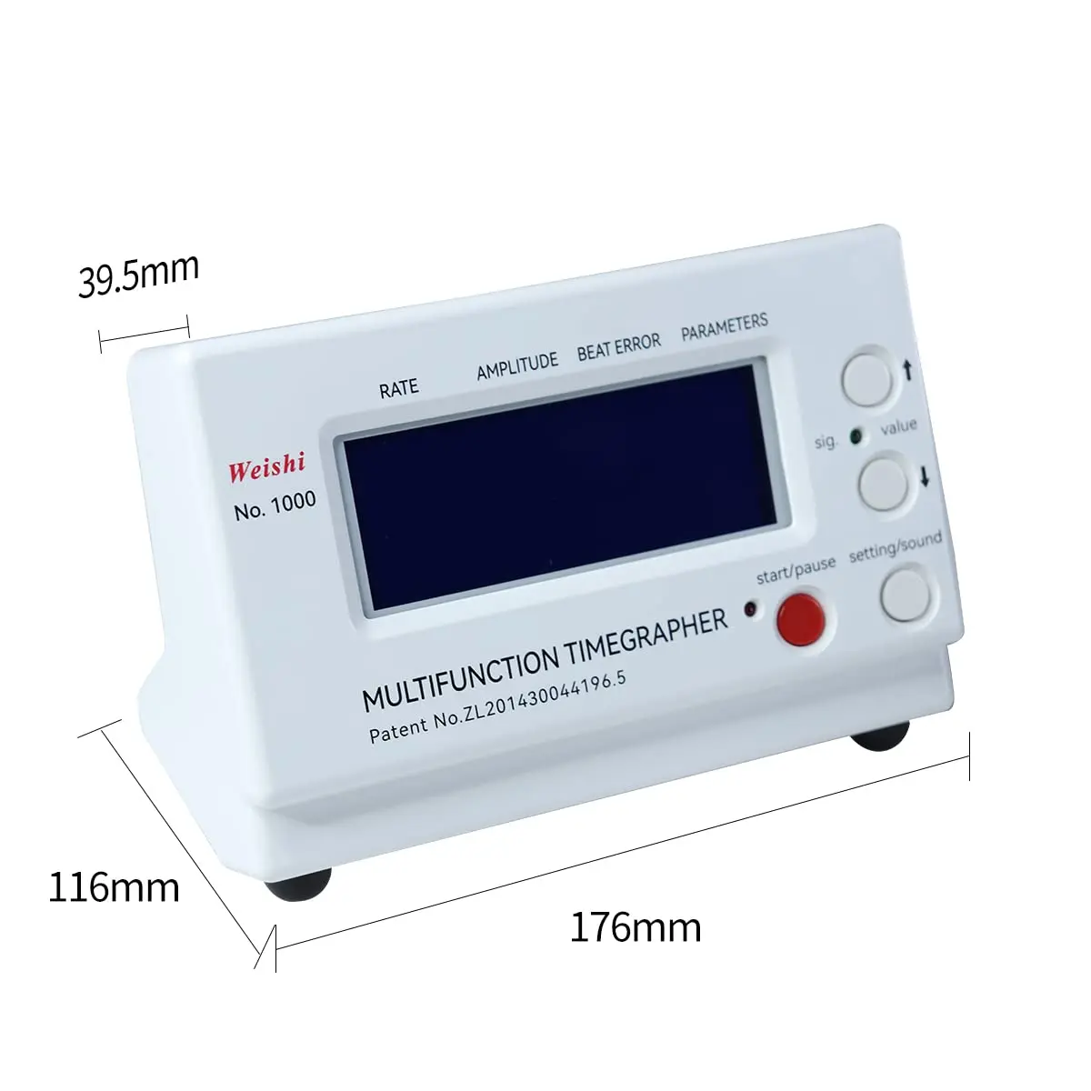 ZOIBKD Mechanical Watch Multi-Function Tester No.1000, Can Measure Daily Difference, Swing, Polarization, Rising Ang