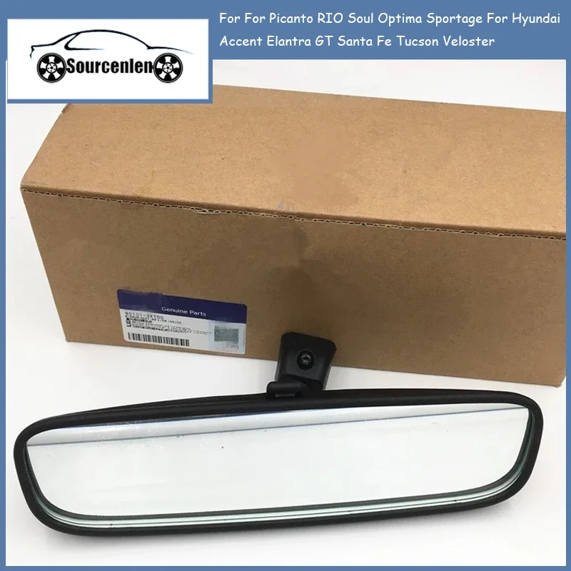 For PICANTO RIO SOUL OPTIMA SPORTAGE Rear View Inside Mirror Part Hyundai Accent Elantra GT Santa Fe Tucson Veloster 851013X100