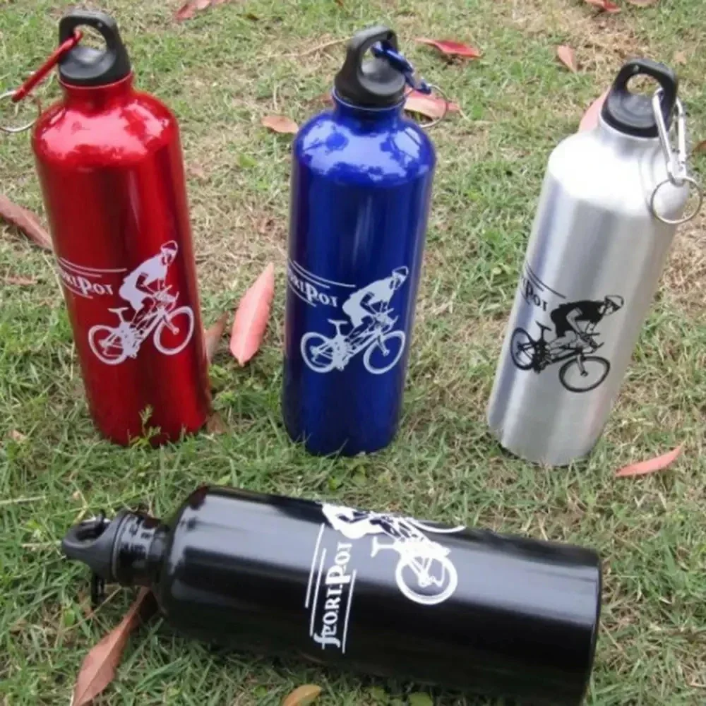 Aluminum alloy kettle 750ml cycling kettle mountain road cycling cup equipment water bottle bicycle water bottle sports bottle