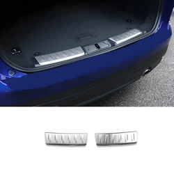 Premium Rear Trunk Bumper Protection Cover Trim (Silver)