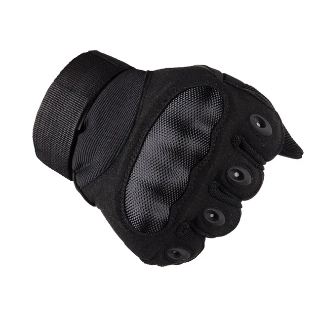 Luvas de Couro Reforçado com Super Fibra para Motociclista, Motocross, Corrida de Carro, Moto, Equitação, Homens 6