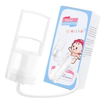 Congestion Relief Manual Toddlers Nasal Aspirator Anti-backflow Removable Nasal Cleaner Soft Silicone Nose Cleaner Baby Nose