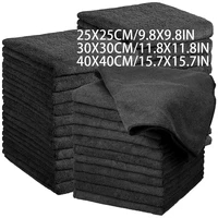 Premium Microfiber Salon Towels Black Absorbent for Hair Stylist Bleach Proof Hair Towel for home hotel beauty salon Towel 1