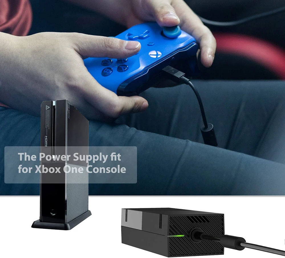 135W Xbox One Power Supply Brick Cord AC Adapter Cord Great Charger Accessory Kit for Microsoft Xbox One ConsoleAuto Voltage
